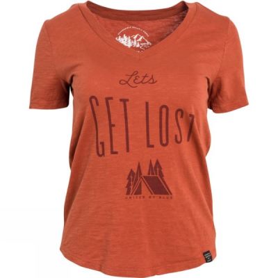 Tee United By Blue Lets Get Lost Mujer Naranjas - Chile HJC693581